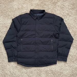 Tesla Employee Exclusive Quilted Black Puffer Employee Jacket Logos Men’s XL